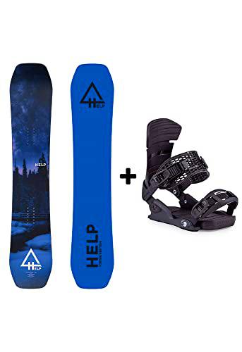 Pack Tabla Snowboard + Fijaciones Snowboard - Help Snowboards The Winter 2022-2023