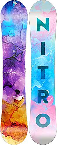 Nitro Lectra Board '22 All Mountain Girls-Tabla de Snowboard para Principiantes y avanzados