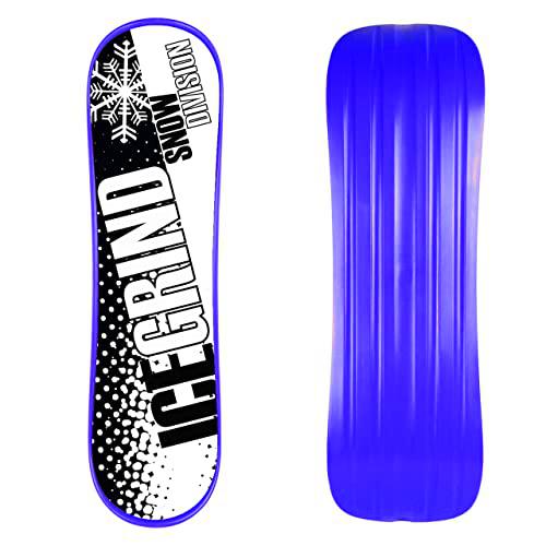 Snowskate IceGrind Snow Division Blue 9 x 32 - Monopatín de nieve para patinar en la nieve